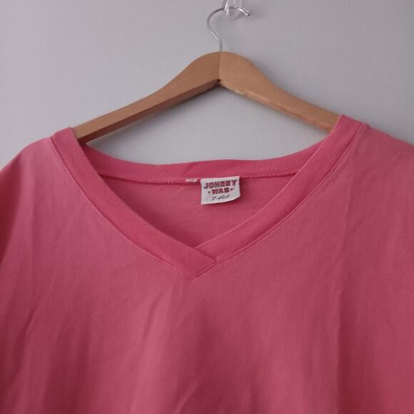 Vintage Johnny Was Embroidered Butterfly Cotton T-Shirt Pink 1X - Picture 4 of 6